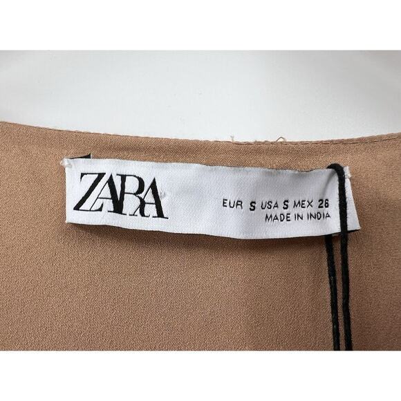 ZARA WOMAN Gold Sequin Dress Special Edition Small Party Formal Wedding NWT - Picture 11 of 16